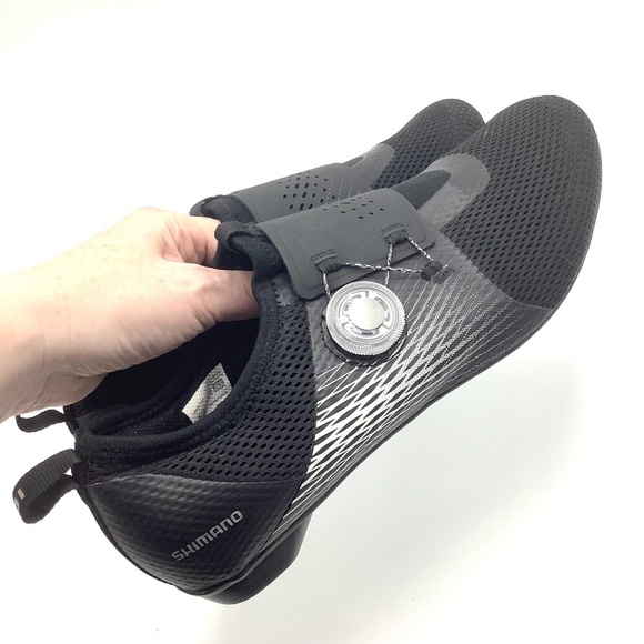 SHIMANO SH-IC500W Women's High Performance Indoor Cycling Shoe Black US 8.5 - Picture 3 of 16